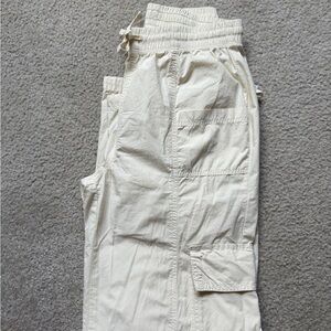 Aerie cream Cargo Pants